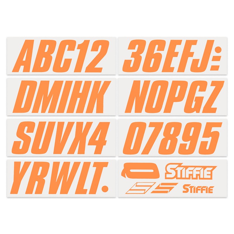STIFFIE Shift Orange Crush 3" Super Sticky Boat & PWC