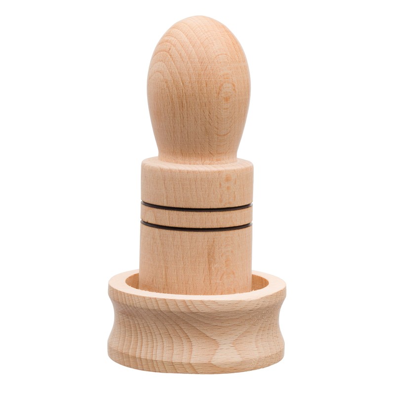 REDECKER Paper Pot Press, Untreated Beechwood Tool for Creating Biodegradable