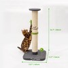 TINYBEAST 34.7" Tall Cat Scratching Post, 3 in 1 Heavy