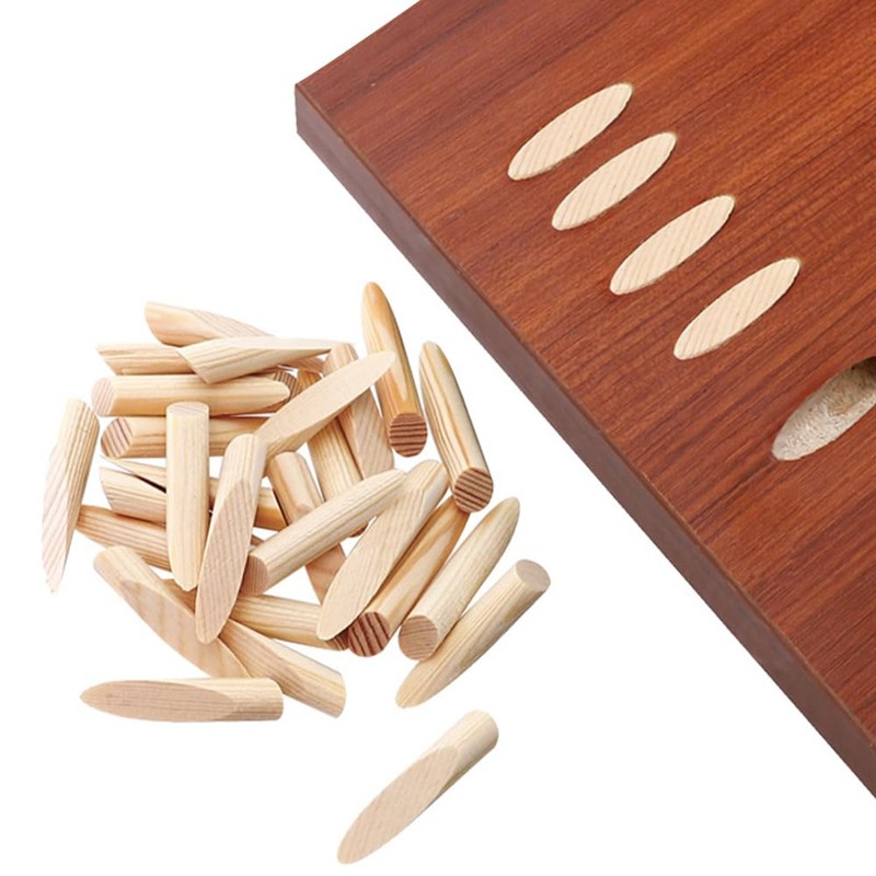 50 Pcs Solid Wood Pocket Hole Plugs Woodworking Screws Plugs