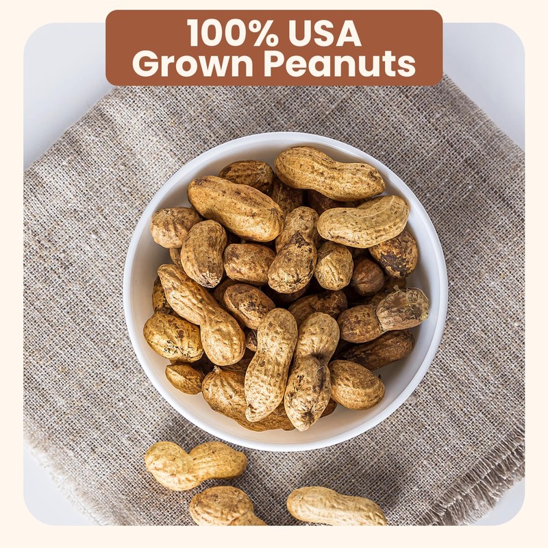 Wellsley Farms Salted and Roasted Peanuts In Shell - USA