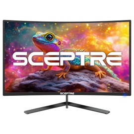 Sceptre New 24-inch Curved Gaming Monitor 1080p up to 180+Hz DisplayPort HDMI 100% sRGB, AMD FreeSync Build-in Speakers Machine Black 2026 (C248B-FWT168 Series)