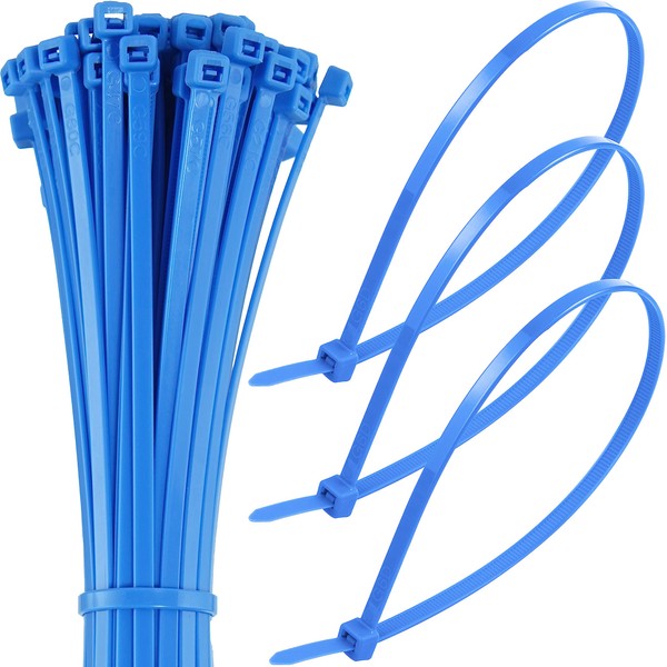 Coloured Cable Ties - 100 pcs Red Zip Ties for
