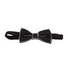 LED Bow Tie Polyester Plastic Copper Wire Adjustable Glowing Necktie