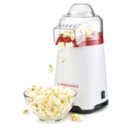 LAGRANGE 259003 popp' Y Popcorn-Gerät weiß/rot 1200 W