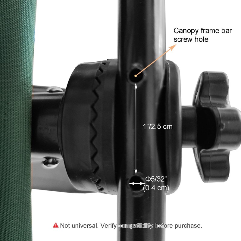 Timyrimy Garden Swing Plastic Fittings (Type 1) to Attach Canopy