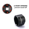 CASOMAN 5 Pieces 3/8" Drive Low Profile Oil Filter Socket