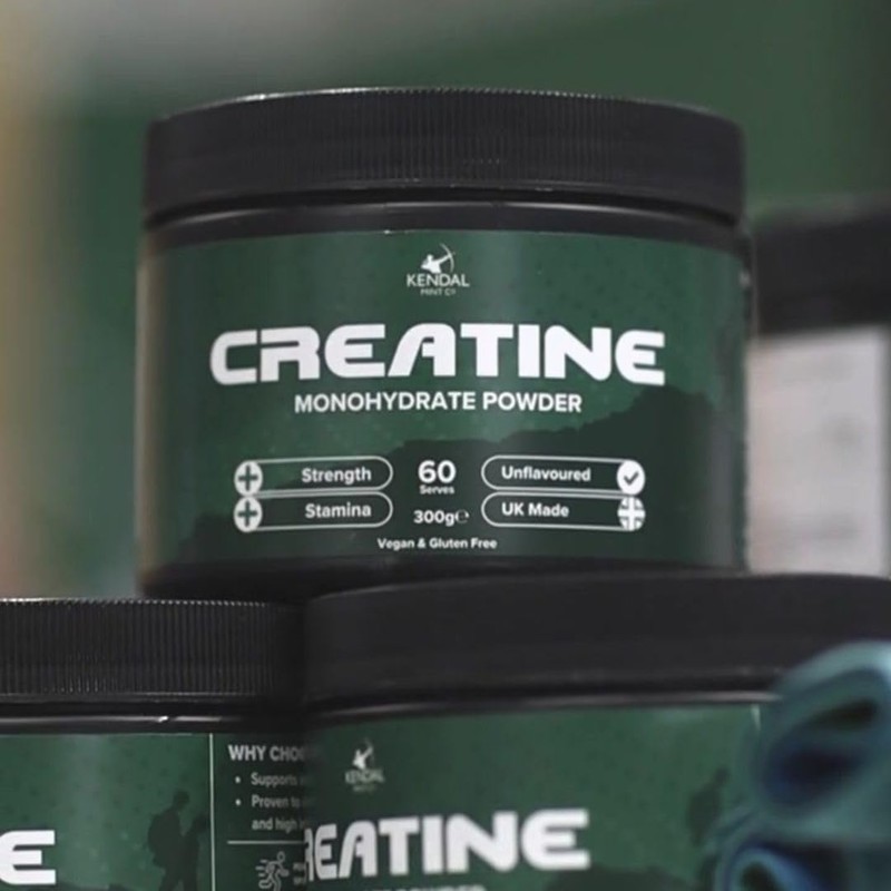 Kendal Mint Co Creatine Monohydrate Powder, 300g, 60 Servings, Unflavoured,
