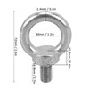 4Pcs Stainless Steel Lifting Ring Eye Bolt Heavy Duty Machinery