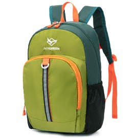 IVYGREEN Little Kids Hiking Backpack, Travel Backpack for Boys or Girls, Ideal for a Day Outdoor Adventures (Armygreen, Toddler - Small)
