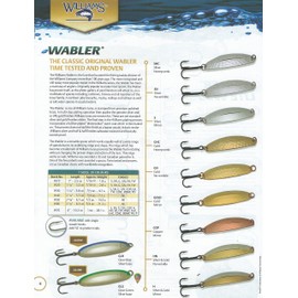 Williams Wabler Fishing Lure - Small - Yellow & Orange/Silver Back - W40YO - 2-1/4" long - 1/4 oz.