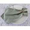 Linen Napkins –100% French Flax – Hemstitch Stonewashed Pure Linen