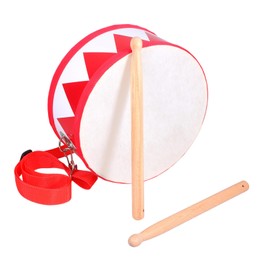 FUNOMOCYA Multi Scene Orff Percussion Instrument Snare Drum Hand Drum with Mallets for Music Enthusiasts and School Bands Versatile Durable Music Set