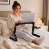 Adjustable Folding Laptop Desk for Bed and Sofa – Portable
