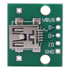 Keenso 10Pcs Mini USB to DIP Adapter Board USB Breakout Board 5P for 2.54mm PCB Board DIY USBbreak-out board mini usb