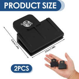 2 PcsWindow Glass Channel Retainer, Stable High-Hardness Mount for Quick Fixes, Universal Fastener to Hold Interior Glass Panels Securely, Suitable for Most Car Door Repairs and Installations