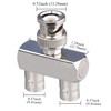 TUOLNK 2PCS BNC Male to Dual BNC Female 3-Way RF