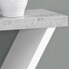 Monarch Accent Table Console Entryway Narrow Sofa Bedroom Laminate Gray