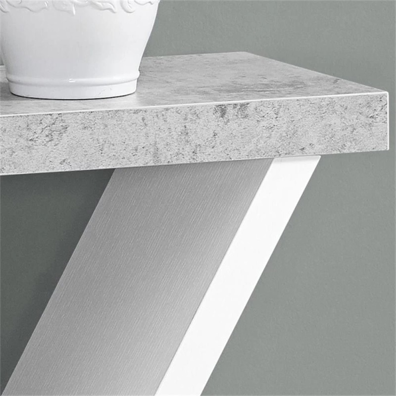 Monarch Accent Table Console Entryway Narrow Sofa Bedroom Laminate Gray