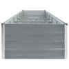 CHARMMA Raised Bed Gray Galvanized Steel Large Durable Raised Bed,Pots