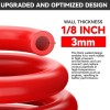 6PCS 5ft Silicone Vacuum Hose Automotive High Performance Car Vacuum