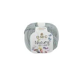DMC Natura Yarn, 100% Cotton, Gris Argent (N09), 50g