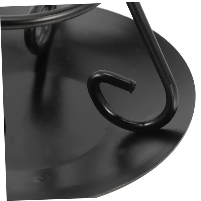 Mobestech Pot Holder Bracket Cast Iron Trivet Stand for Desktop