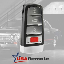 Smart Key Fob Keyless Entry Remote fits 2006-2013 Volkswagen Passat / 2009-2015 CC (NBG009066T)