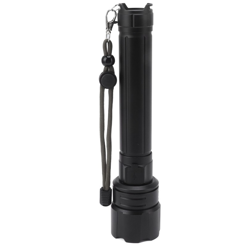 10000LM LED Flashlight USB Rechargeable Portable Adjustable Brightness Waterproof Zoom