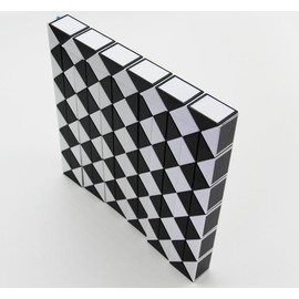 NewL Magic Snake Twist Puzzle Twisty Toy for Kids Magic Snake Cube, Mini Snake Speed Cube Random Color Shipping (144 parts)