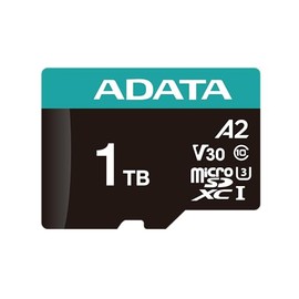 ADATA 1 TB Tarjeta de Memoria Micro SDXC con Adaptador Color Negro con Verde A2 (Clase V30S)