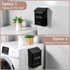 SUBEKYU SUBEKYU Metal Magnetic Lint Bin for Laundry Room, Wall
