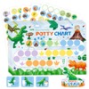 WERNNSAI Potty Training Chart - Dinosaur Toilet Training Reward Chart