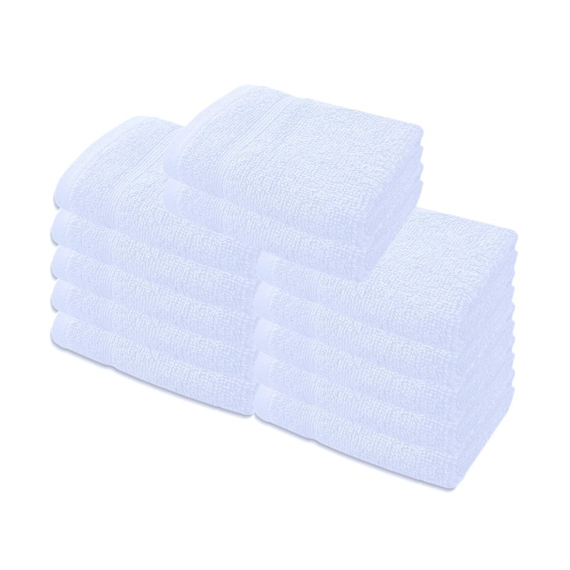 A & B TRADERS Premium Cotton Face Cloths Flannels Washcloth