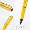 LAMY safari Yellow Rollerball Pen - Ergonomic Grip Line Width