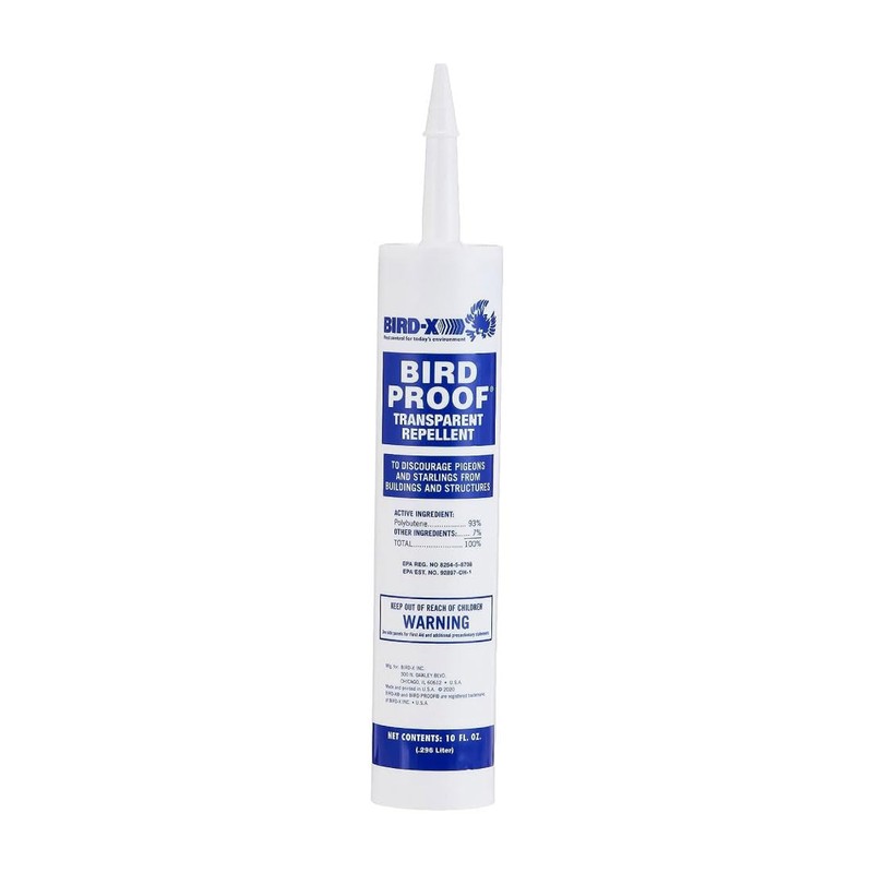 Bird-X Bird Proof Gel, Sticky and Transparent Clear Gel, Long-Lasting