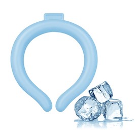 (2025 Heat Prevention) Ice Neck Ring, Neck Cooler, Cooler, Neck Hanging, 28°C, Cooling Tube, Reusable Use, Safe for Kids, Adults, Elderly, Outdoor Work, Sports Games, Cooling Neck, Refreshing, Heat