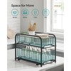 SONGMICS 2-Tier Stackable Cabinet Organizer - Gondola Shelving with 2