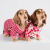 Fitwarm Cute Cherry Dog Pajamas, Warm Dog Onesie with Feet,