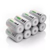 EBL D Cell Size NIMH Rechargeable Batteries 1.2V Battery +
