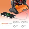 LUDGER 7" 3-in-1 Rechargeable Fan (EL-705WF), Portable, LED, Long Battery