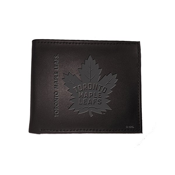 Team Sports America Toronto Maple Leafs Bi-Fold Leather Wallet