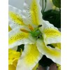 Memory Lane Memorials DIY Silk Flower Yellow Carnation White Lilly