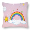 MUSOLEI Unicorn Cushion Cover 45 x 45 cm 2 Children's