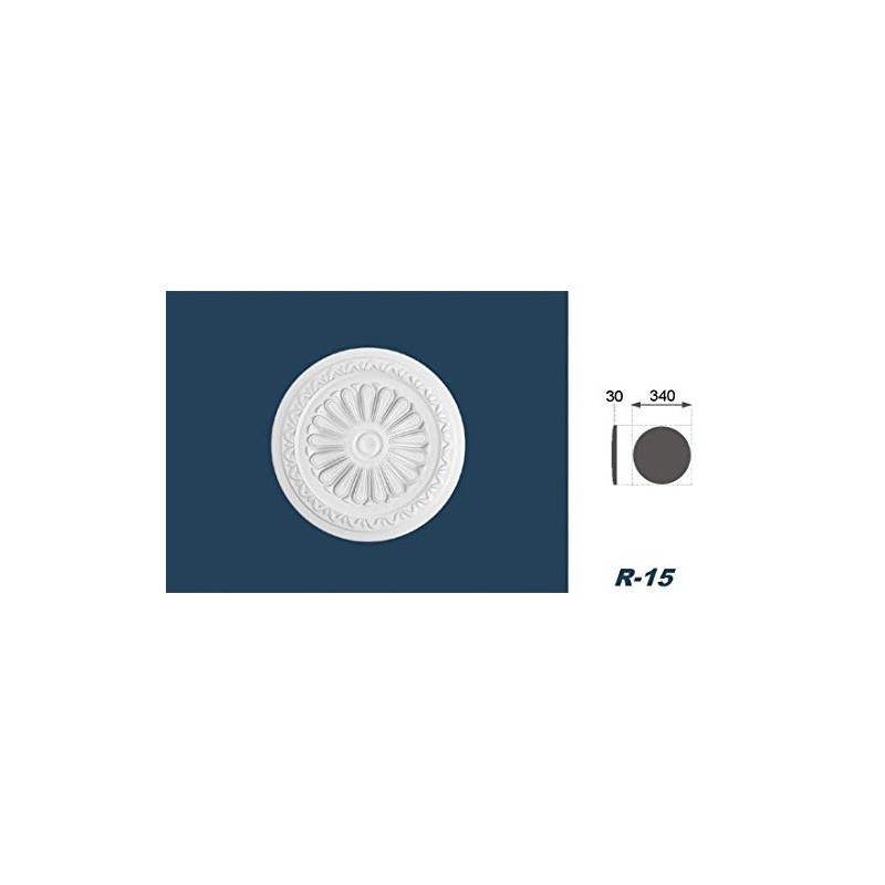 MARBET DESIGN Stucco rosette made of EPS polystyrene - ceiling
