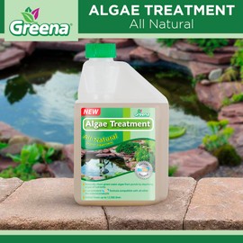 Greena® All Natural Algae Treatment - Naturally clears green water from ponds by depriving algae of the nutrients that they need to thrive. (1)