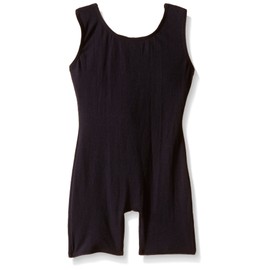 Jacques Moret Little Girls' Dance Basic Tank Biketard, Black, Small