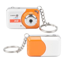 Mini DV Camera, Video Taking Pictures Pocket Camera, Personality Fashion Mini Keychain Camera for Kids Gifts ()