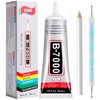 FITTDYHE B7000 Glue Clear with Precision Tip，50Ml B7000 Glue Clear