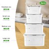 Freshmage Fruit Storage Containers with Removable Colander - 4 Pack